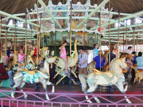 Historic Carousel at Charlotte Beach Park