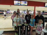 Campers and Counselors at bowling alley