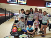 Campers and Counselors at the bowling alley